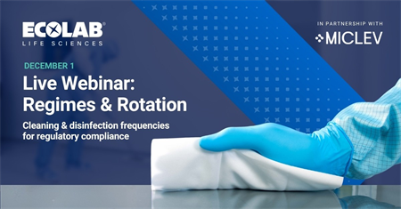 Webinar: Cleaning & Disinfection Frequencies for Regulatory Compliance